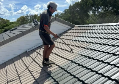Tile roof painting