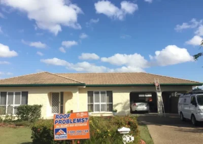 Tile roof restoration Townsville - before