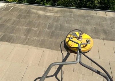 Tile roof cleaning